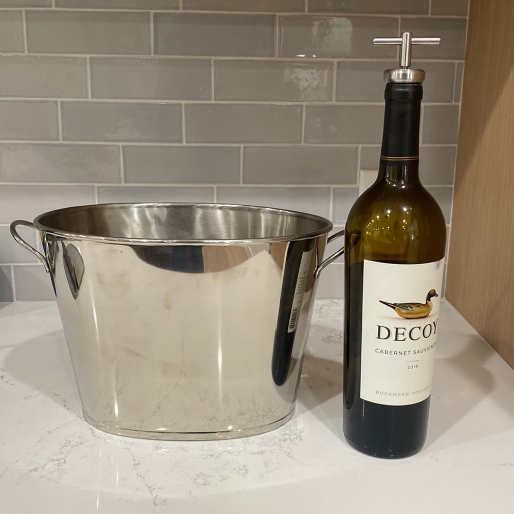 Crate & Barrel double wine cooler